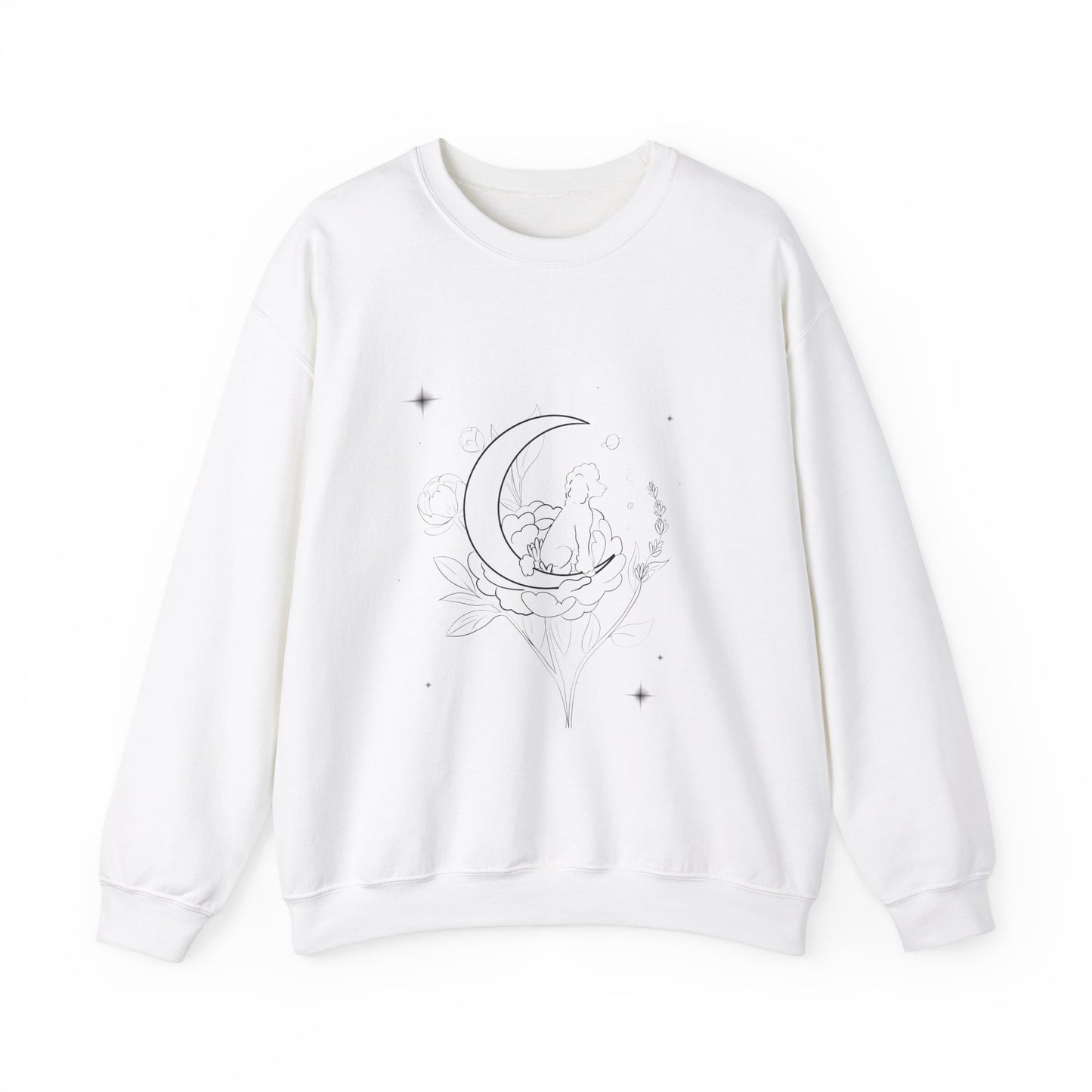 Space Poodle Crewneck Sweatshirt