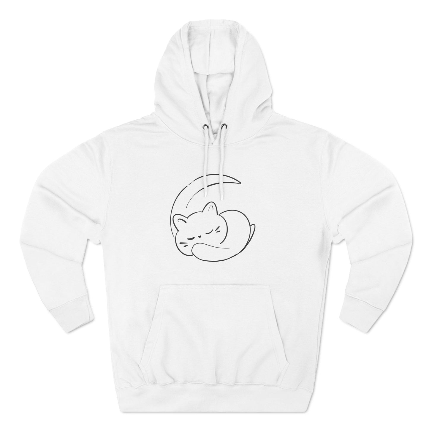 Crescent Moon Cat Hoodie