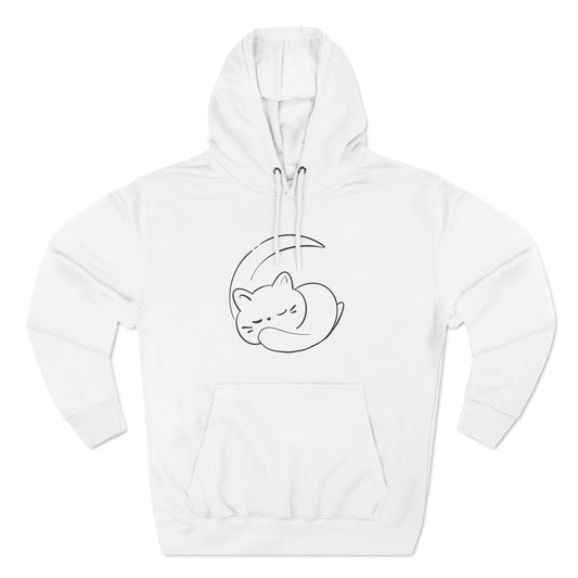 Crescent Moon Cat Hoodie