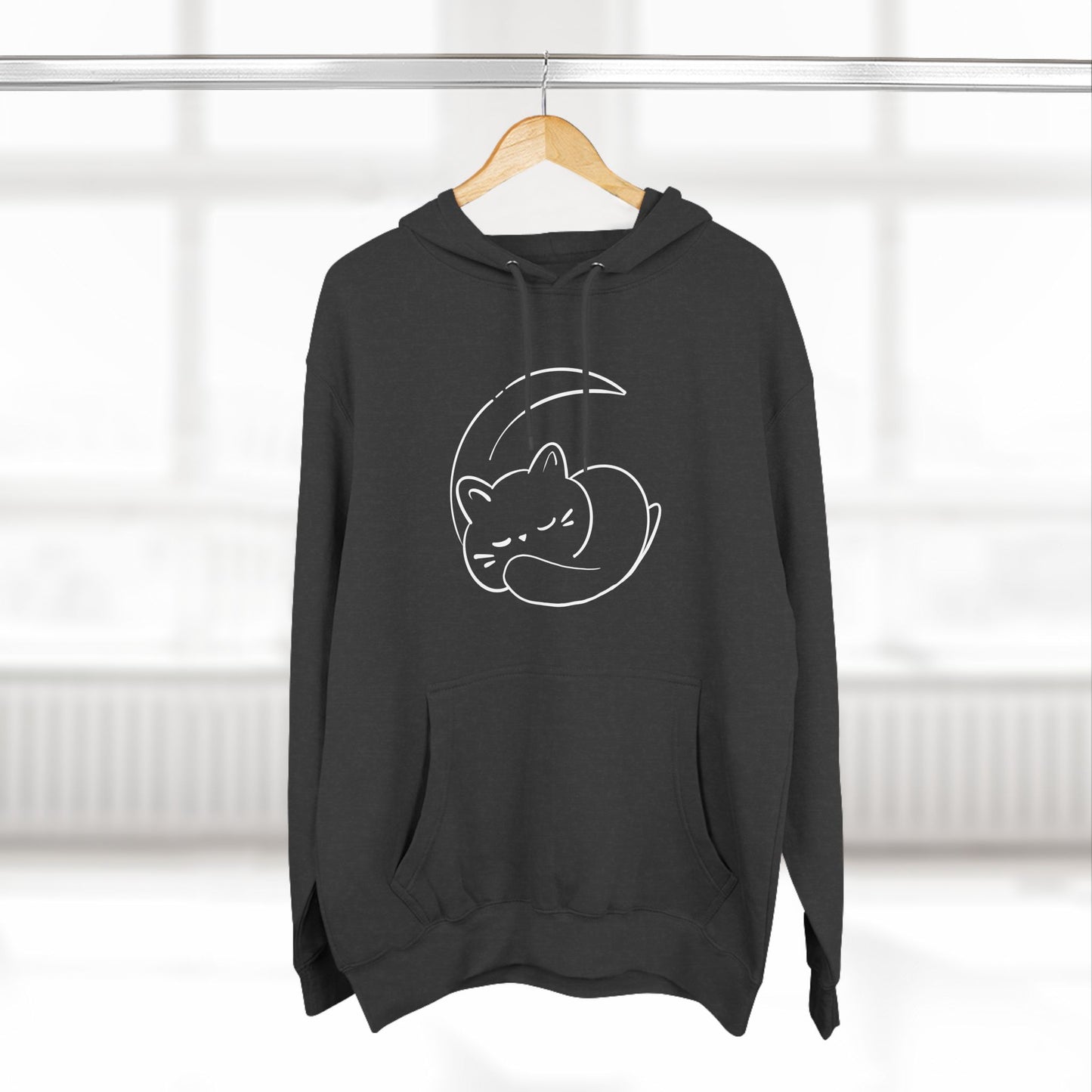 Crescent Moon Cat Hoodie